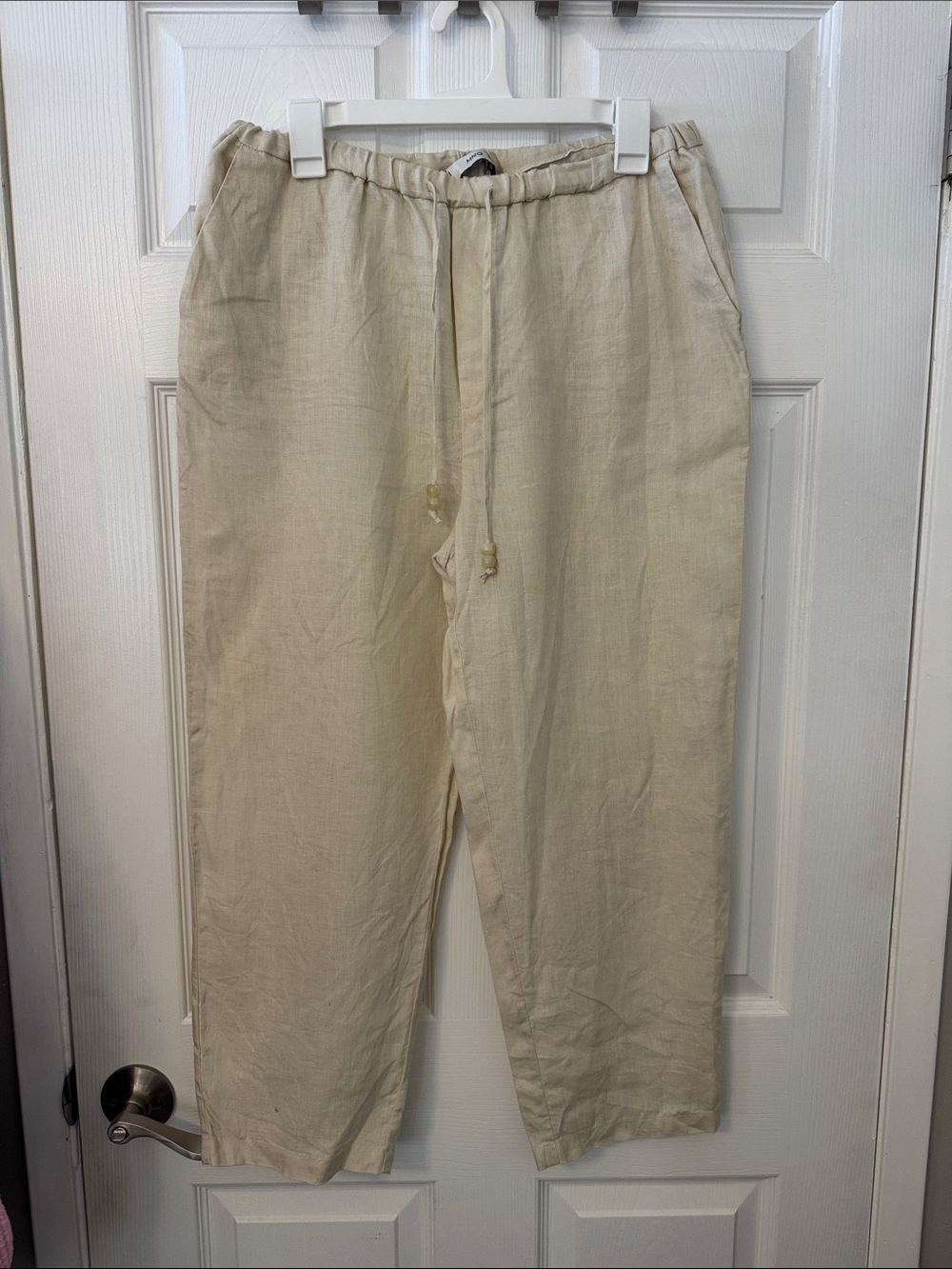 Mango 100% Linen Pants